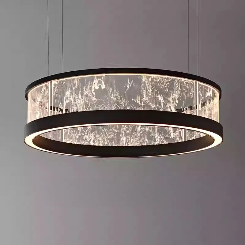 2025 Modern Ceiling Lights Minimalist Design Pendant Lights Luxe Ring Chandelier Led Lamp for Bedroom Living Room Home Decor