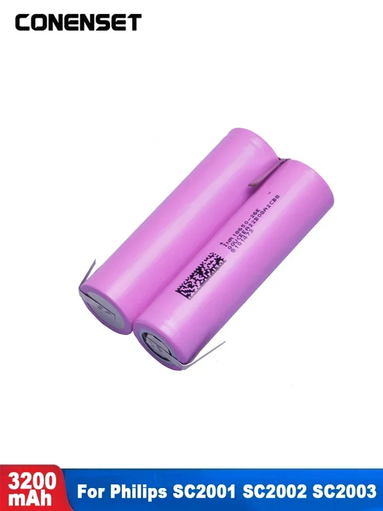 بطارية بديلة 7.4 فولت 3200 مللي أمبير في الساعة لجهاز فيليبس SC2001 SC2002 SC2003 Lumea Prestige جهاز إزالة الشعر 2UR18650W2