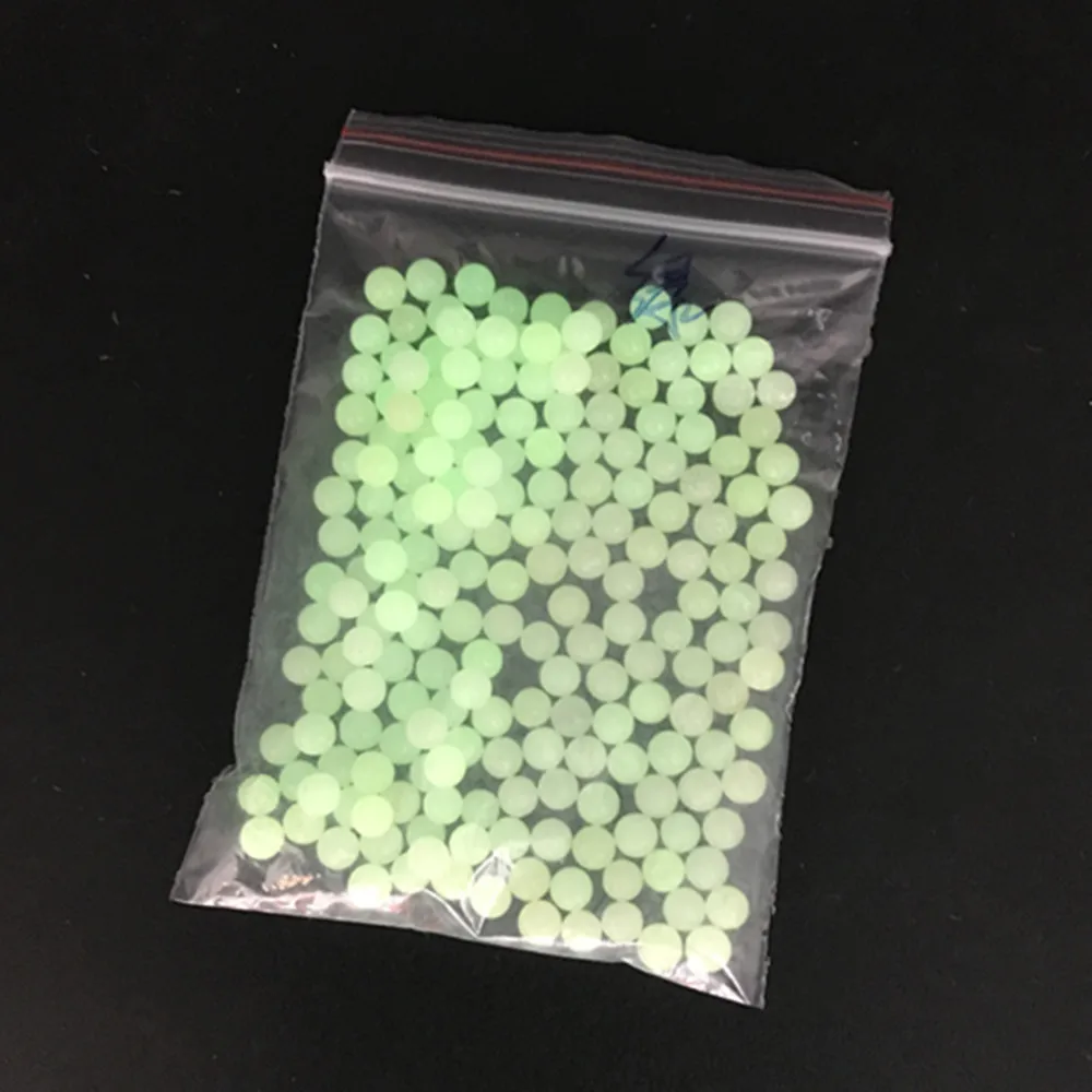 20 Pcs/Pack OD 4mm 6mm 8mm Blue/Green/BLue Green Luminous Quartz Ball