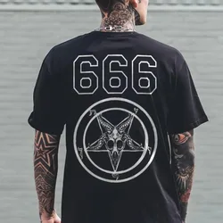 Camiseta de calavera gótica Vintage para hombre, ropa de Hip-Hop, ropa de fiesta, Tops Punk geniales, tendencia novedosa, Ulzzang