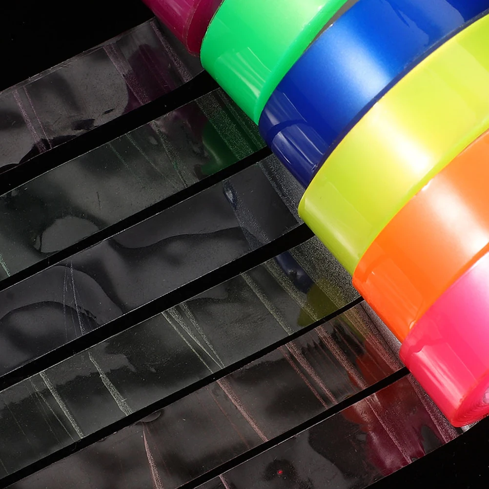 24 لفة من الشريط الشفاف الشفاف لقرطاسية المكتب وأشرطة لاصقة للاستخدام المنزلي ومستلزمات تغليف الهدايا