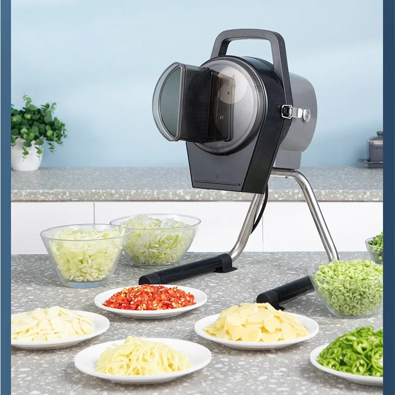 상업용 다기능 야채 커터, 양파, 고추, 당근 커터, 생강, 마늘 슬라이서, 주방 반찬 커터