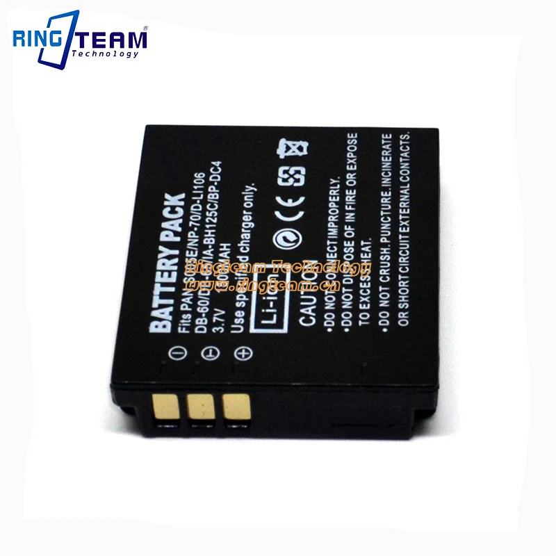 Литий-ионный аккумулятор DLI106 D-LI106 для цифровых фотоаппаратов Pentax MX-1 и Megazoom X90...