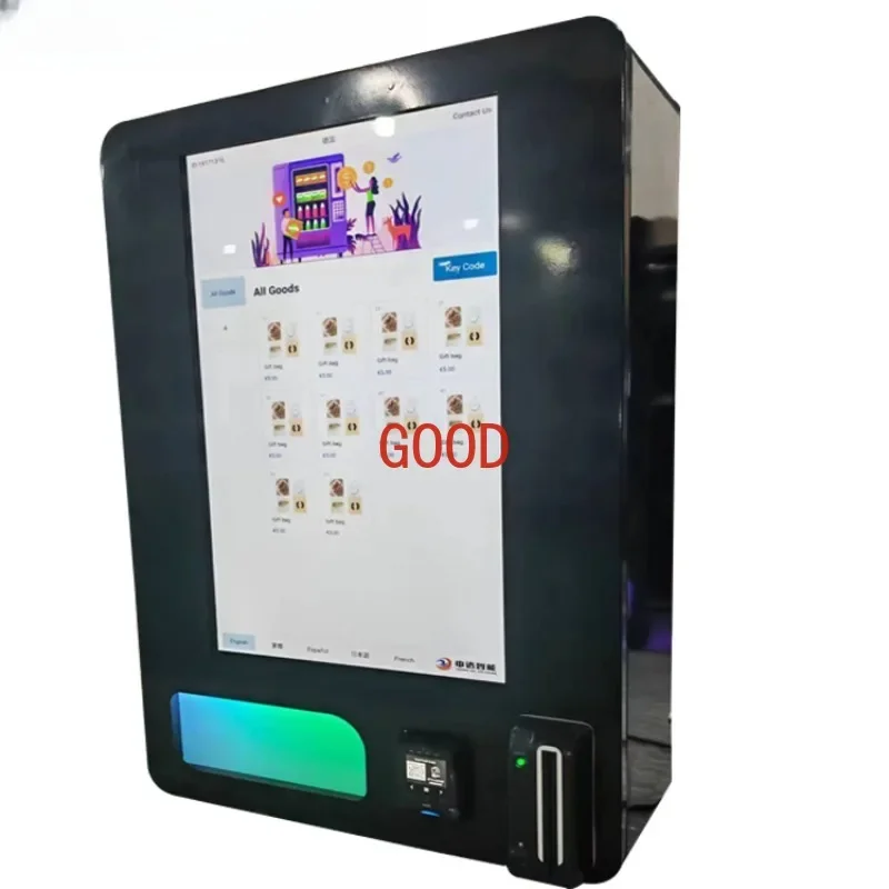 

Small touch screen vending machine