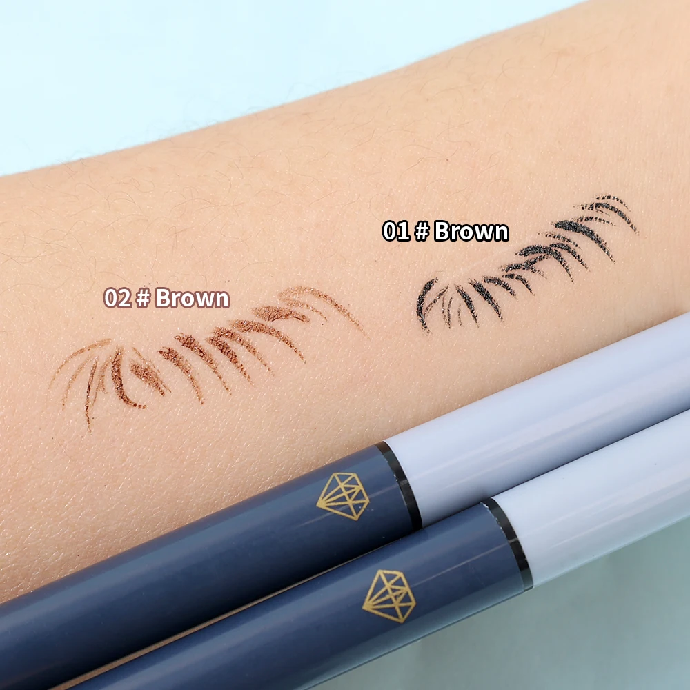 Smooth Thin Eyeliner Pen for Beginners Long Lasting Easy Draw and Modify Waterproof Liquid Black Brown Smooth Eyeliners Pencil