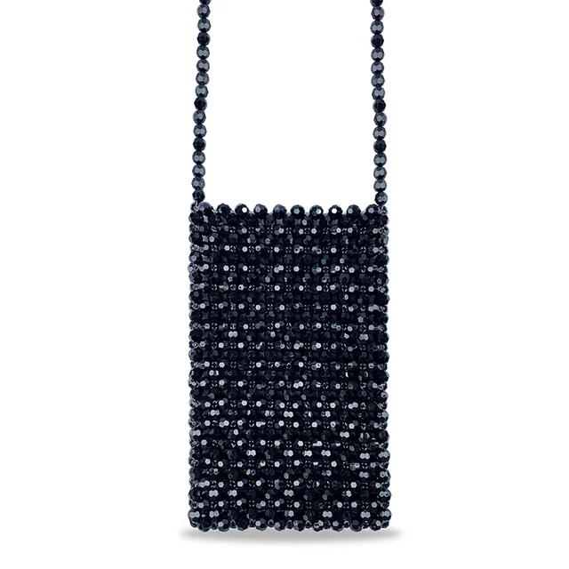 Zaawansowana akrylowa torba na telefon w stylu Instagram, ręcznie tkana mini torba, torba crossbody, pojedyncza torba na ramię