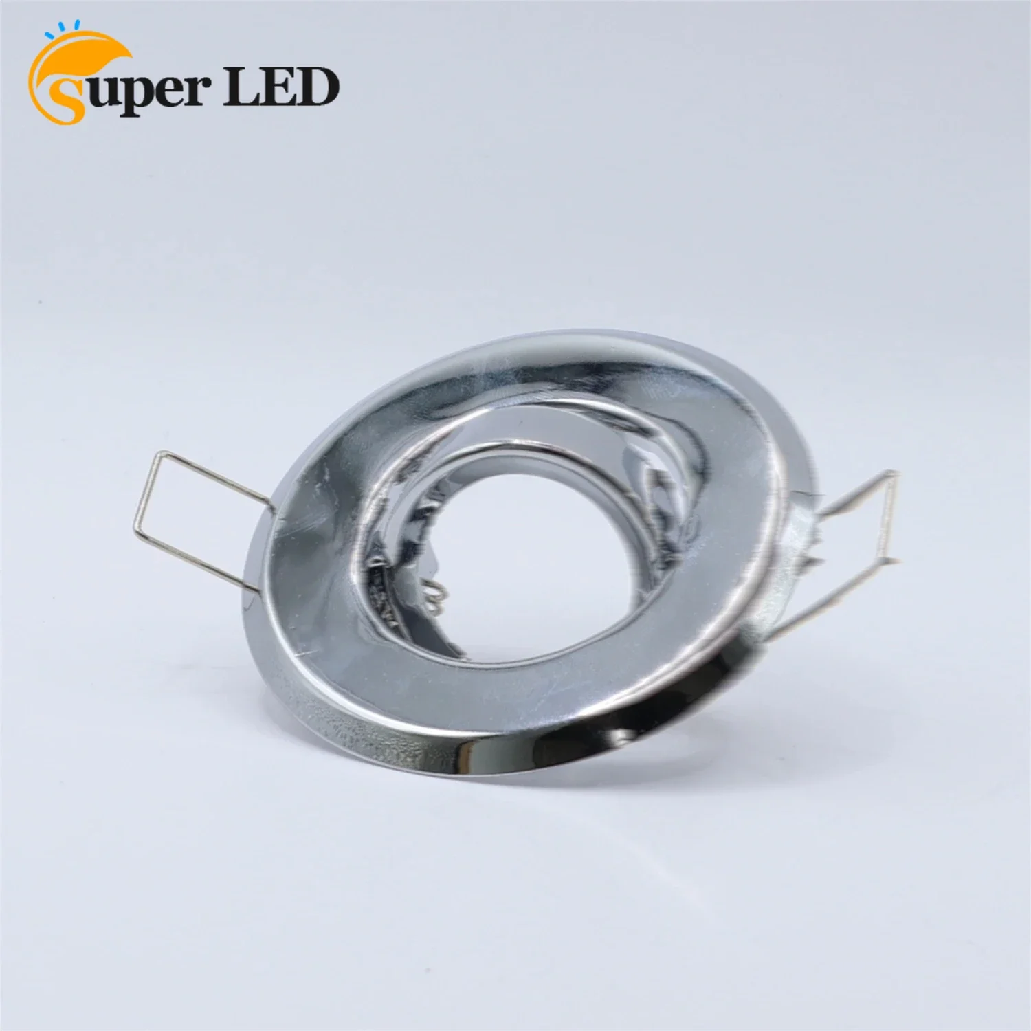 

Spotlight Frame Round Iron Metal MR16 Ceiling Light Fixture Recessed Die-cast GU10 Downlight Housing Fixture