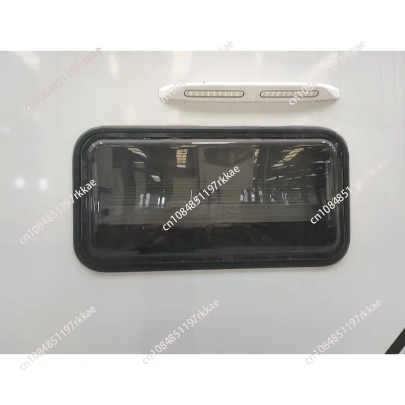 Double Glazed Acrylic Push Out RV Window with Insect Screen and Sunshade Blind for Camper Trailer