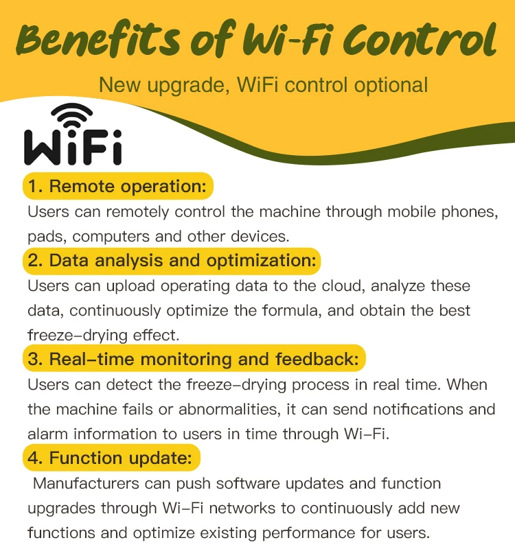 6kg 8kg/バッチ 中型ミニ液体ミルクコーヒー果物野菜食品グレード凍結乾燥機 オイルフリーポンプ付き