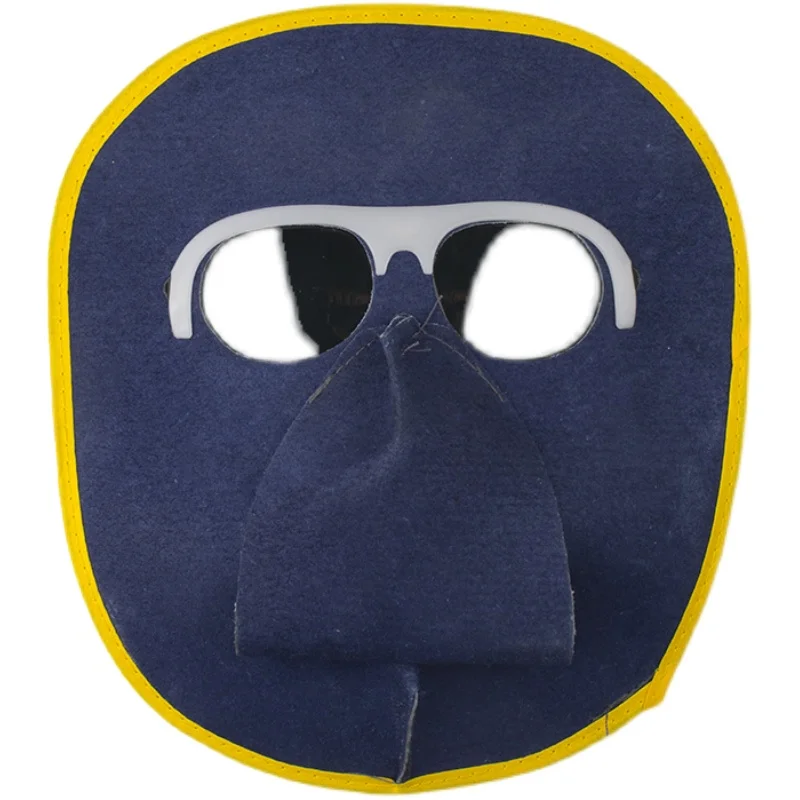 

Cowhide Mask Welding Protective Mask Full Face Lightweight