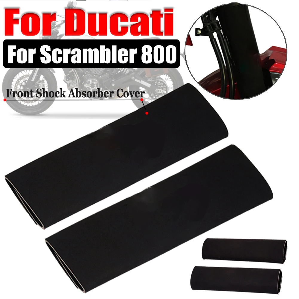 For Ducati Scrambler 800 Hypermotard 821 939 950 SP Motorcycle Fork Skin Front Shock Protector Absorber Cover Guard Dust jacket