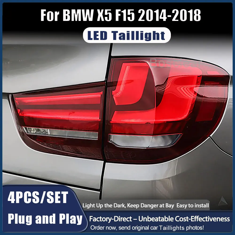 

Задние фонари для BMW X5 F15 2014-2018 Автомобильный Стайлинг Светодиодные задние фонари Стоп-тормозной сигнал поворота Дневные ходовые огни Автомобильная часть