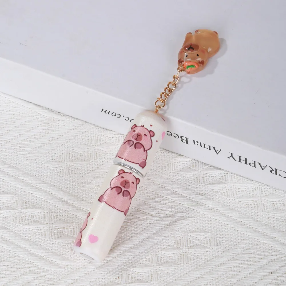 Cartoon 5ml Capibara Bottiglia di profumo Riutilizzabile a prova di perdite Contenitori cosmetici vuoti Spray Atomizzatore Bottiglia da viaggio