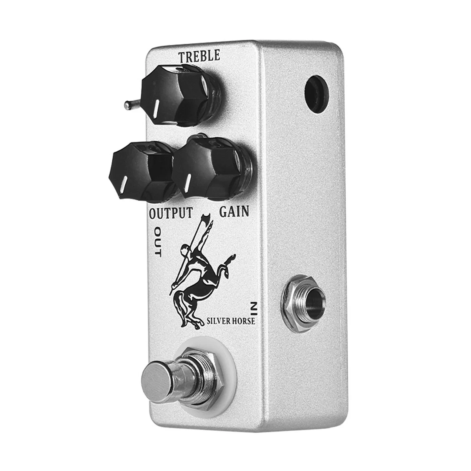MOSKY Silver Horse Overdrive تأثير الجيتار دواسة الالتفافية الحقيقية الدائرة التناظرية وضع مزدوج لوحة Pedal صغيرة #2