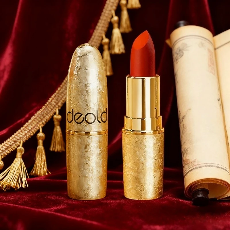 ลิปสติกกำมะหยี่วินเทจสีแดงสีส้มติดทนนานให้ความชุ่มชื้นเรียบเนียนนุ่มบำรุงสีแมตต์เนื้อเนียนละเอียดแต่งหน้าอย่างมีสไตล์สำหรับผู้หญิง