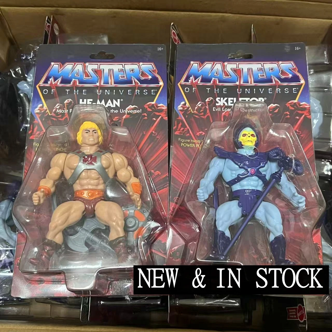 Image of Auf Lager: He-Man Motu 80th Set Retro Skeletor Classics 5,5" lose Actionfigur für Erwachsene