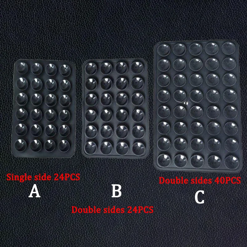 Silicone World Square Silicone Mobile Phone Fixing Suction Cup Car Mounted Bracket Phone Case Universal Anti Slip Suction Cup