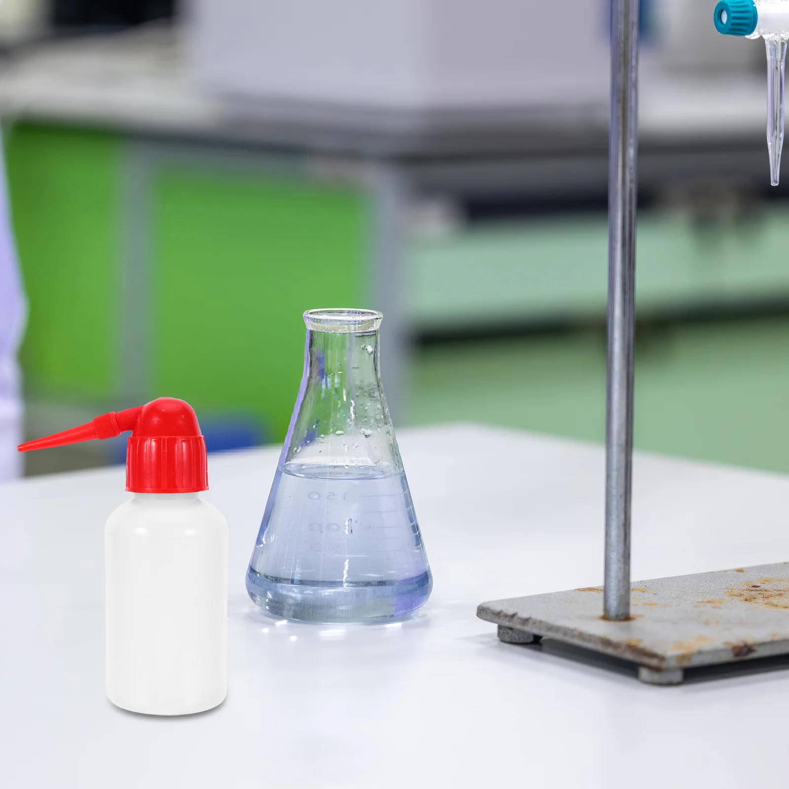 

10Pcs Scaled Lab Bottles Clear Plastic 150Ml Squeeze Wash Bottle Safety Rinse Bottle Medical Cleaning Tools Plant Watering Lash