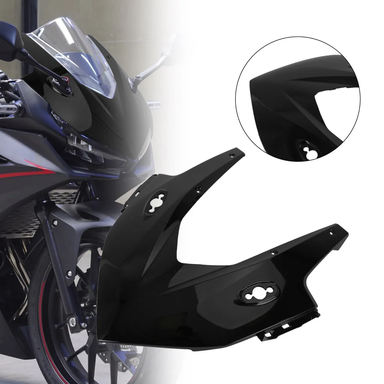 Motorcycle Accessories CBR500R Upper Front Headlight Cover Fairing Guard Lens Protector For Honda CBR 500R 2019 2020 2021 2022