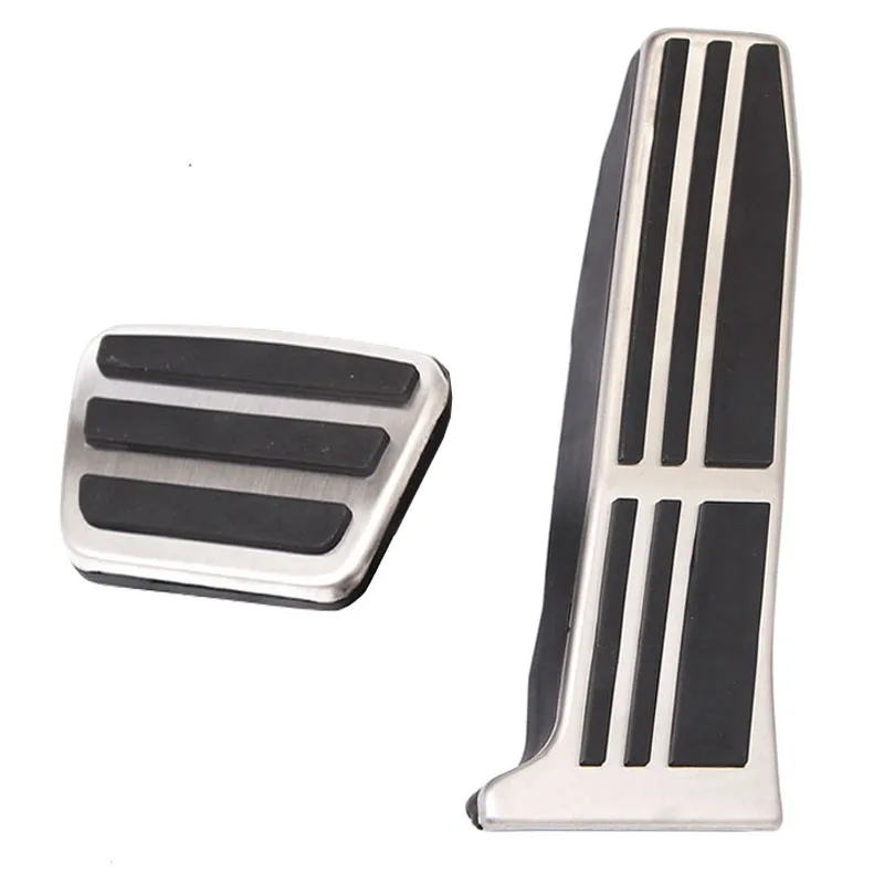 Car Pedals for Toyota Camry Avalon RAV4 for Suzuki Across XA50 AT for Lexus ES GS 2019-2023 Stainless Steel AT Pedal Cover 2pcs