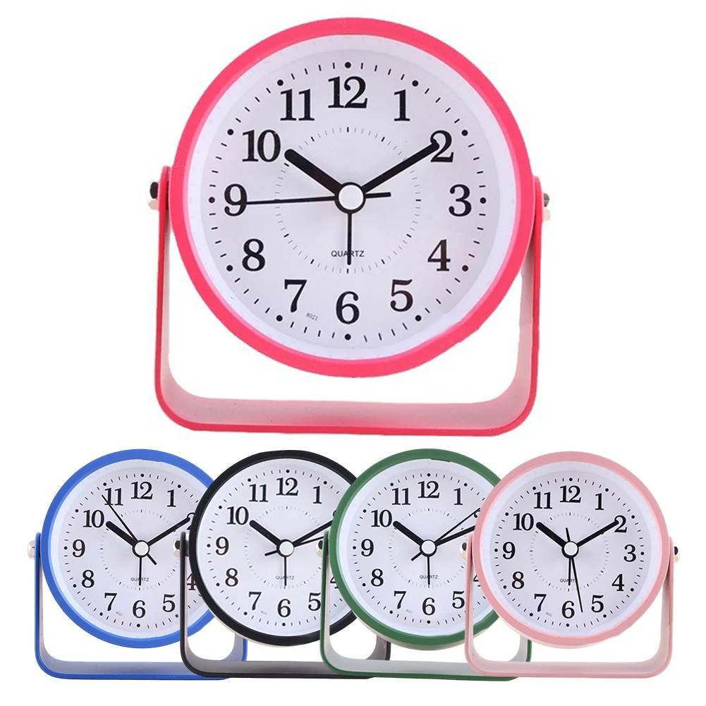

Aesthetic Lightweight Portable Desktop Alarm Clock With Clear Visibility For Small Spaces And Travel Convenience