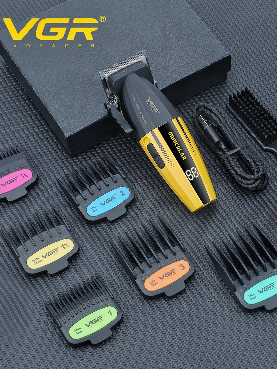 VGR Clipper Professioneel Haartrimmer Elektrisch Haarknipper 9000 RPM Haartrimmer Barbier Snoerloos Tondeuse voor mannen V-285 - afbeelding 2