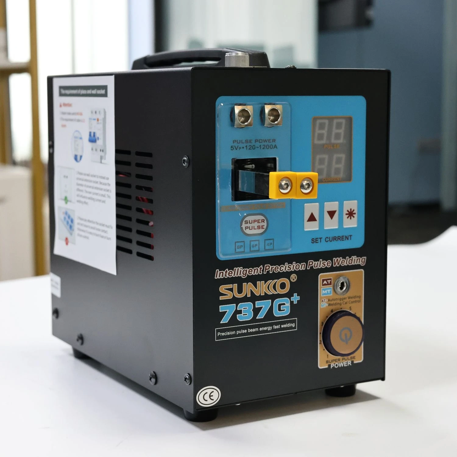 

SUNKKO 4.3kw(instantaneous) LED Pulse Battery Spot Welder ,737G+, Spot Welding Machine 737G+ welding spot machine pulse welding