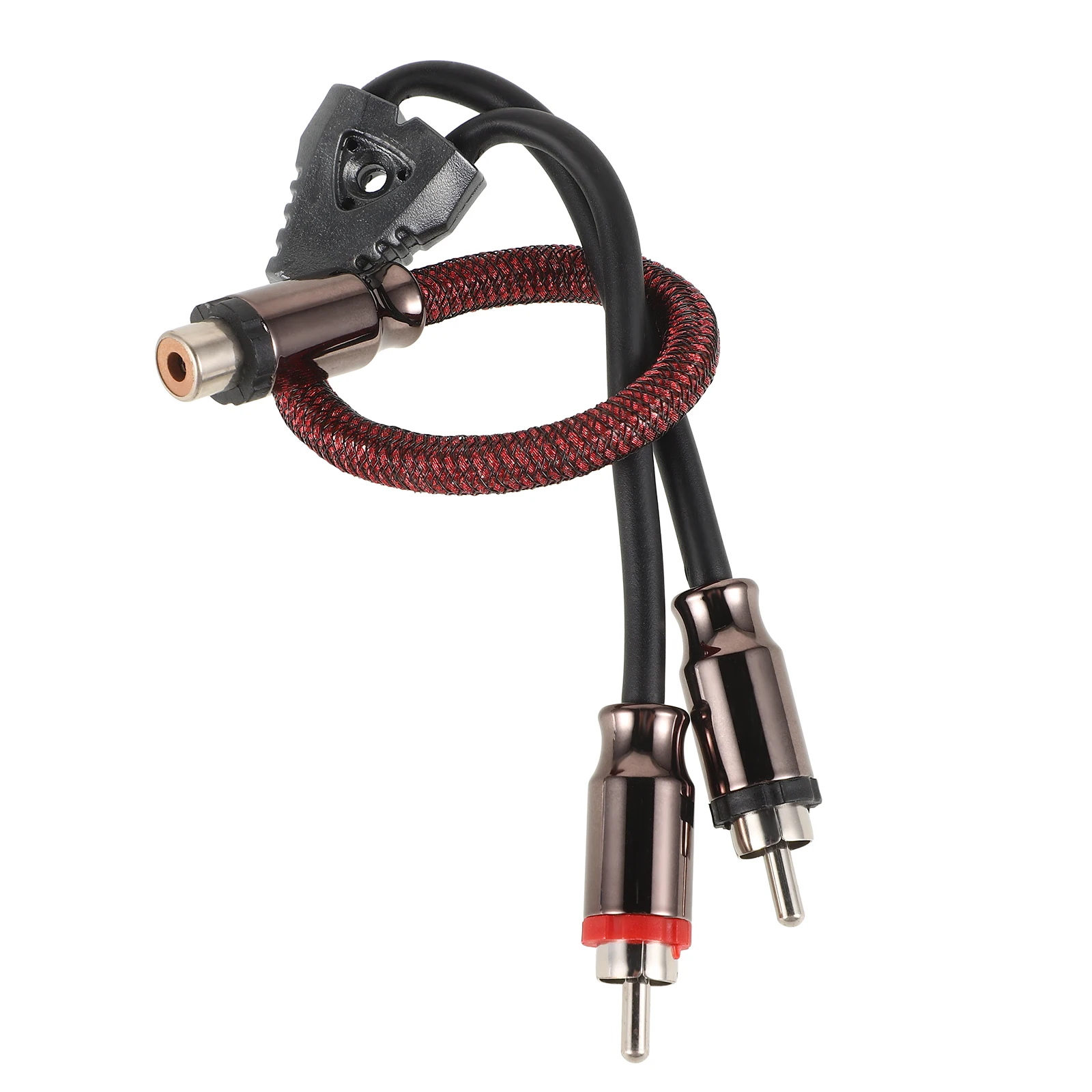 

RCA Signal Cable Car Audio Wire Bare Copper Metal Head Amplifier Speaker Cable for Stereo Low Distortion Sound Transmission