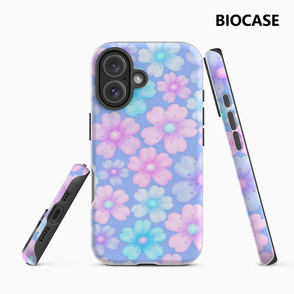 Pastell Floral Dream IPhone 17 Must-Haves Handyhülle für IPhone 17 16 15 14 13 12 11 Pro Max Plus Doppelschichtige Rückseite