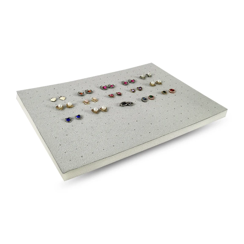 216 Holes Earrings Display Pad Studs Earrings Storage Jewelry Tray Inner Jewelry Box Insert Pad DIY Sponge Mat 33.5*22.5*1cm