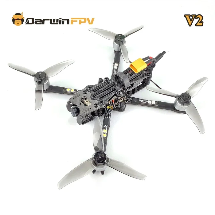 Darwin Baby Ape Pro V2 2-3S FPV Drone Radio Control Quadcopters Brushless Motor 4300KV Caddx AIO Flight Remote Control Drone