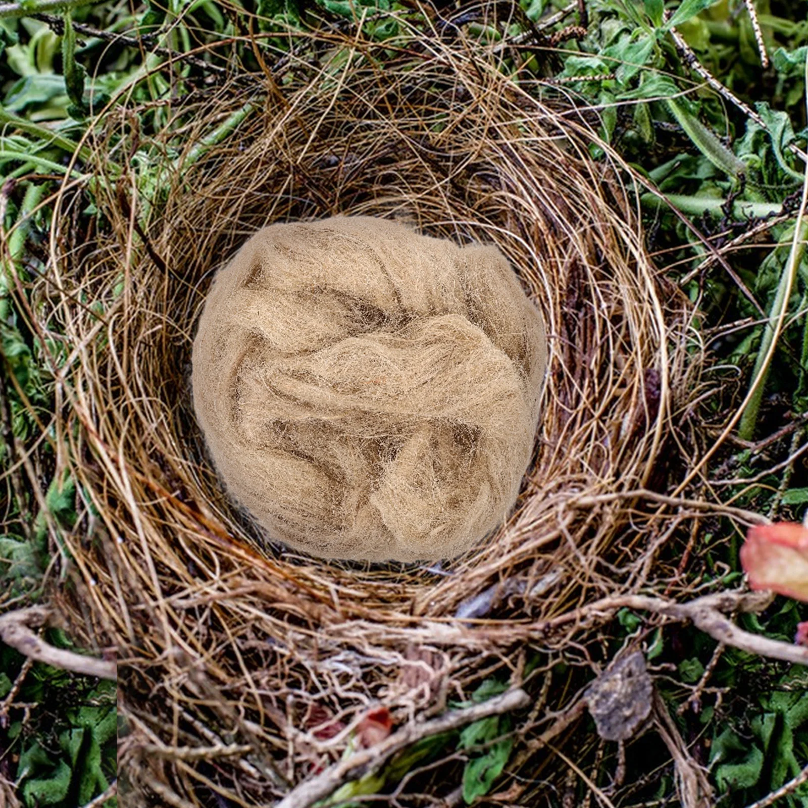 

2pcs Nesting Material For Birds Natural Hemp Fiber Bird Nest Filler Parakeet Canary Finch Wild Bird Indoor Outdoor Nest Building