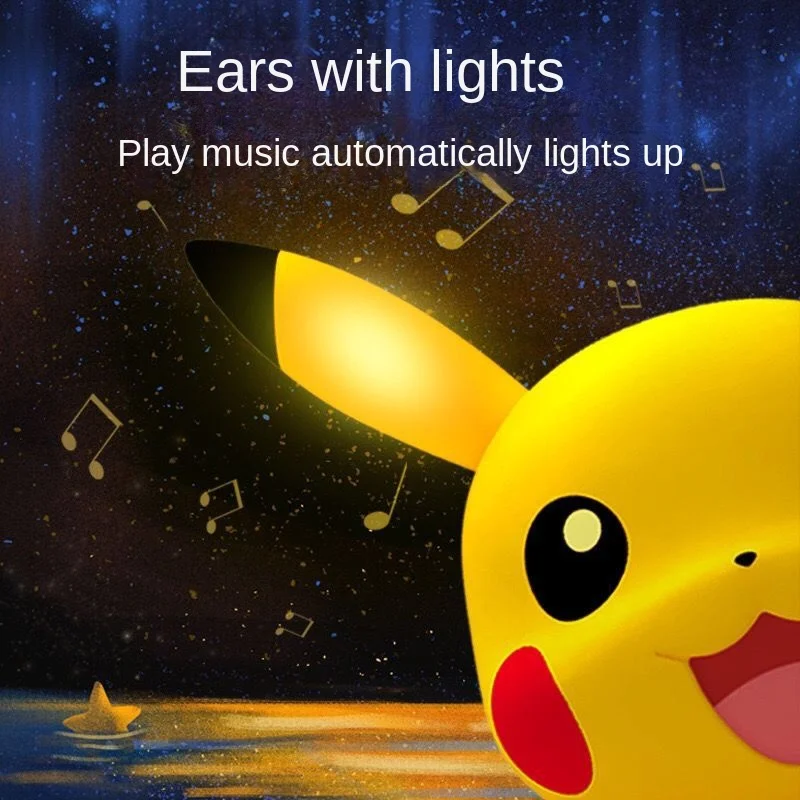 Pokémon wireless bluetooth audio Pikachu cute mini portable mobile phone small cartoon girl luminous plug-in card audio