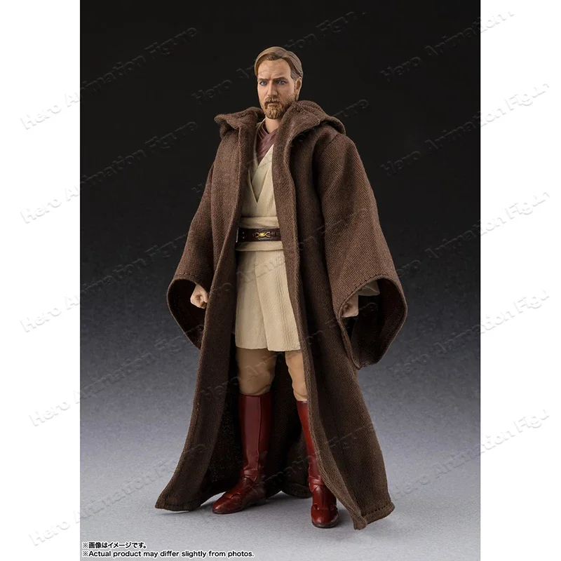 Original  Bandai S.H.Figuarts Shf Obi Wan Kenobi Classic Ver Star Wars Revenge of the Sith  Anime Action Collection Figures Toys view 5