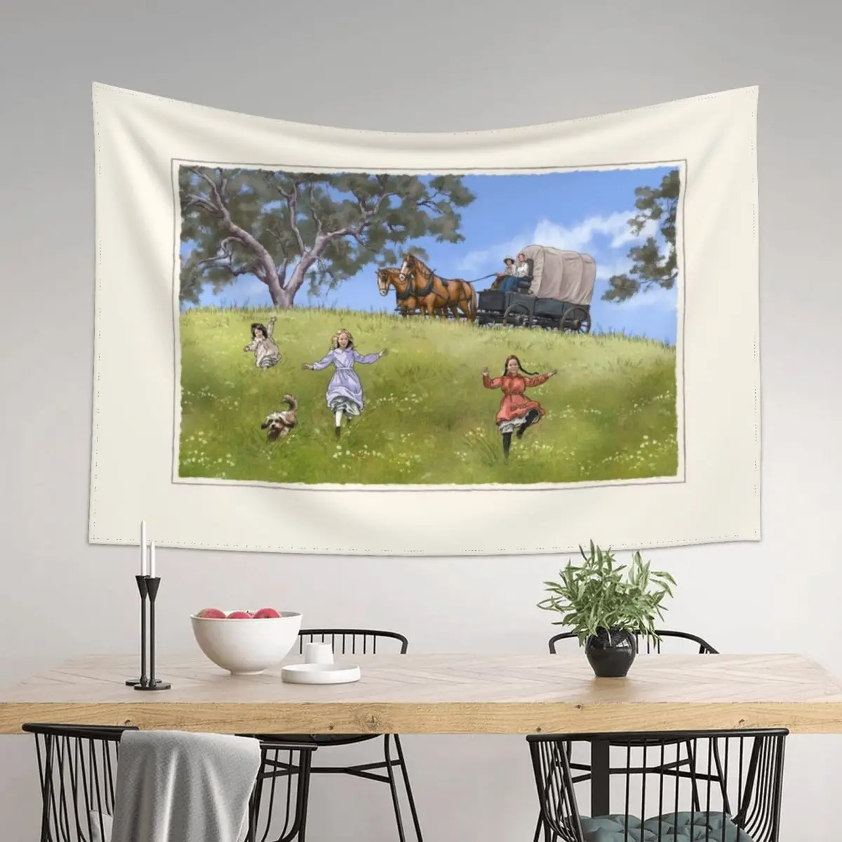 

Prairie Family Tapestry Aesthetic Room Decoration Home Decorations Aesthetic Decoration Bedroom Tapestry