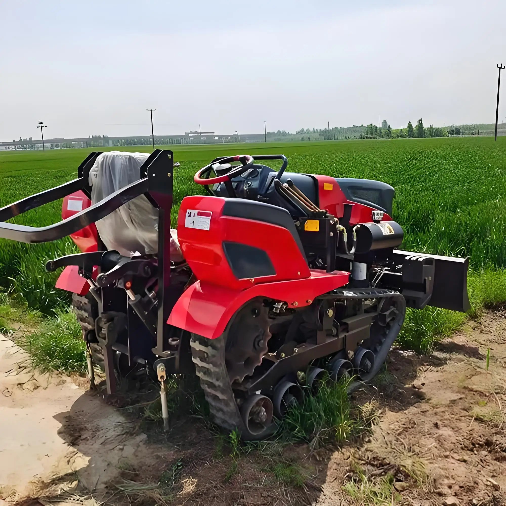 Ride on Rotary Tiller Garden Mini Tractor Agriculture Equipment With Hitching Tool Rotavator Cultivator Machinery Factory Supply - view 2