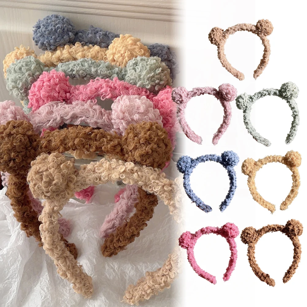 1-шт-плюшевая-повязка-на-голову-портативная-нескользящая-повязка-на-голову-с-милым-мультяшным-медведем-для-мытья-ушей-уличная-осенне-зимняя-повязка-для-туалетных-принадлежностей-аксессуары