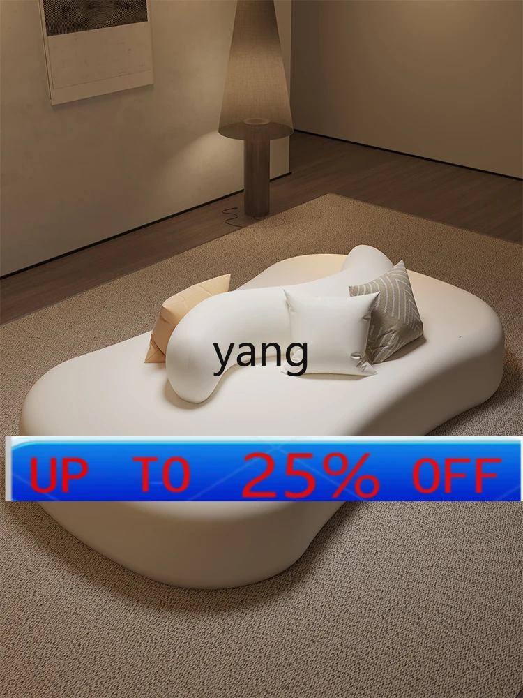 

LH curved double-sided sofa sitting area reception beauty salon clothing store office meeting customers