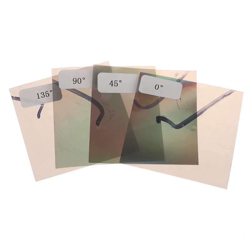 Polariserende Film0/45/90/135 Graden Hoek Test Tool Voor LCD/LED Scherm leeg Scherm Reparatie 5x5cm Scherm Polarisator Replacem
