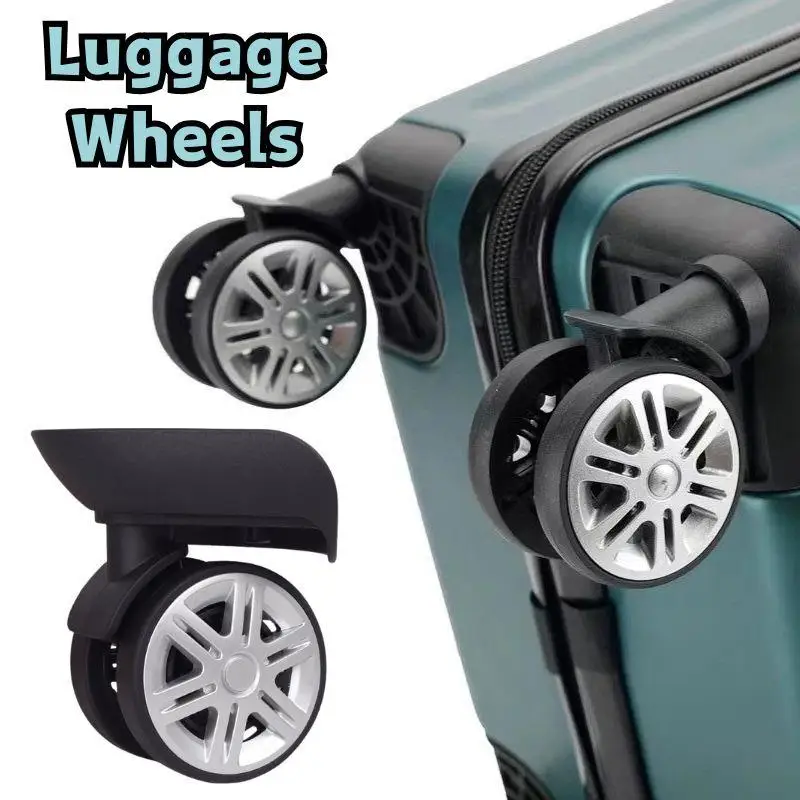 

Silent Luggage Wheels Replacement For Suitcase Trolley Wheels Part Universal A19 Wheel Suitable For Suitcase Luggage Accessories