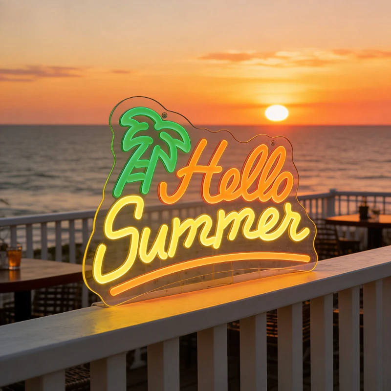 ハローサマー-led-ネオンサイン-ホームデコレーション用-ビーチバーパーティー-トロピカルウォールアート-夏休み照明-ロマンチックな雰囲気のギフト