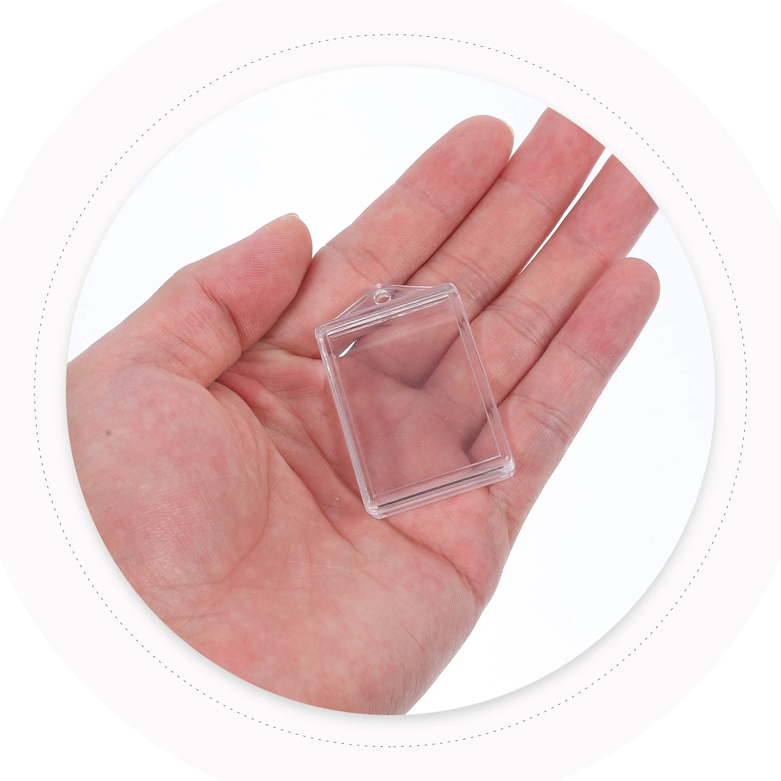 

6pcs Empty Box Pendant Open Bezel Charms DIY Hollow Frame Necklaces Jewelry Making Accessories Photo Medal Display for Men