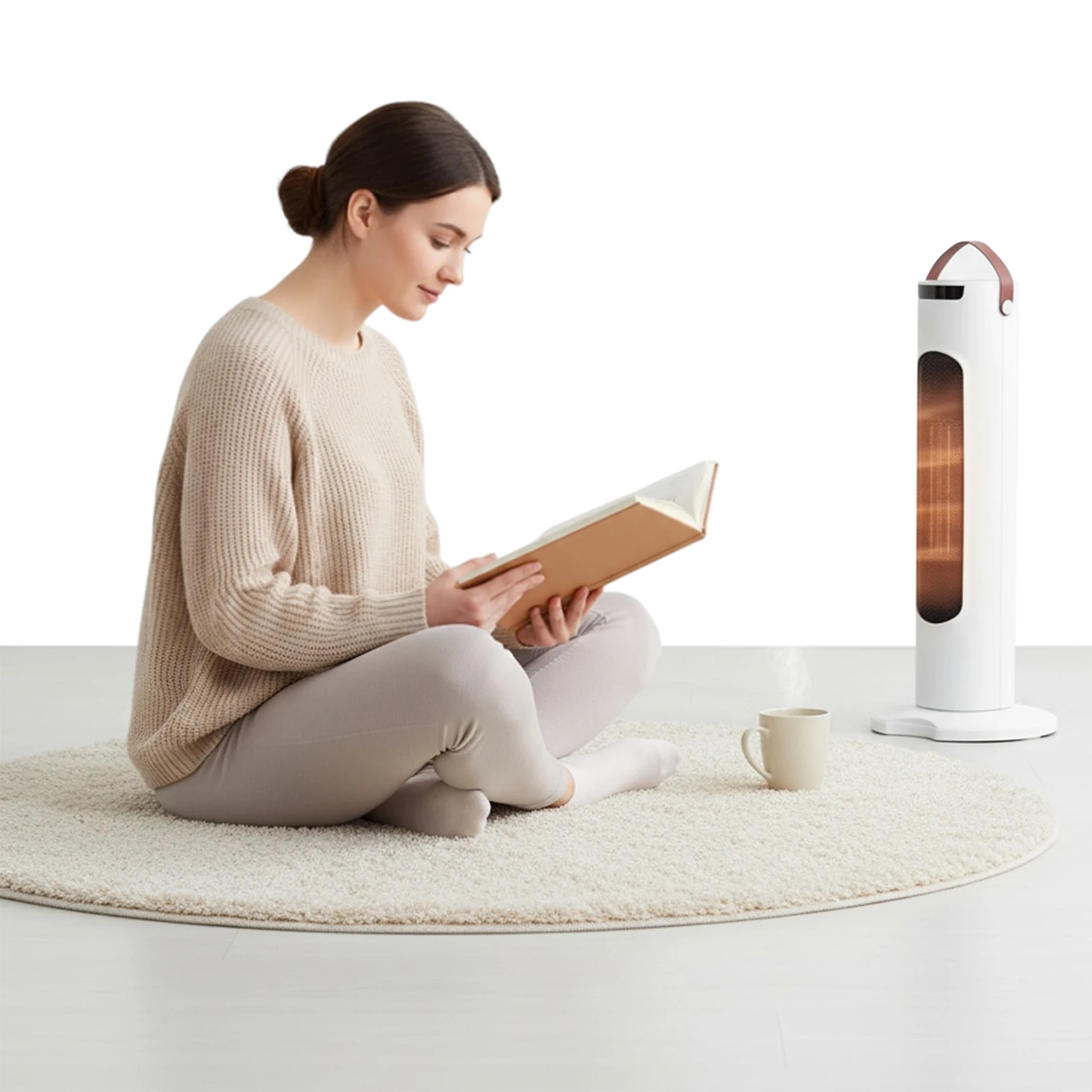 

2000W 220V Electric Heater with Remote Control Fast Heating Heater Ceramic Heater for Bedroom Office