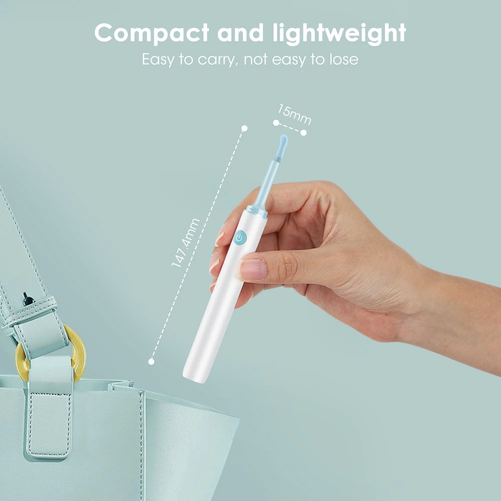 

Умные визуальные ушные палочки, эндоскоп, 500 Вт, высокоточный ухо, мини-камера, отоскоп, очиститель ушей для здоровья для iPhone Android