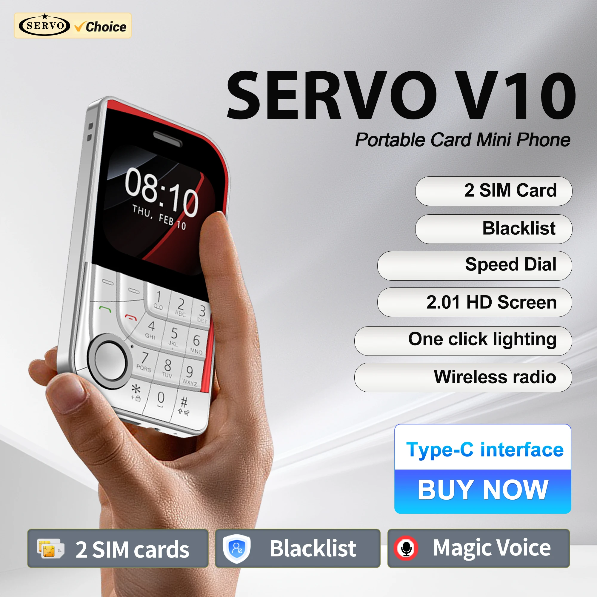 Servo V10 Small Mob…