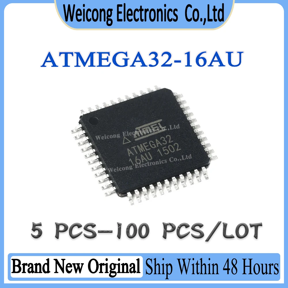 

New Original ATMEGA32 ATMEGA32-16AU ATMEGA32-16A ATMEGA IC MCU TQFP-44 Chipset