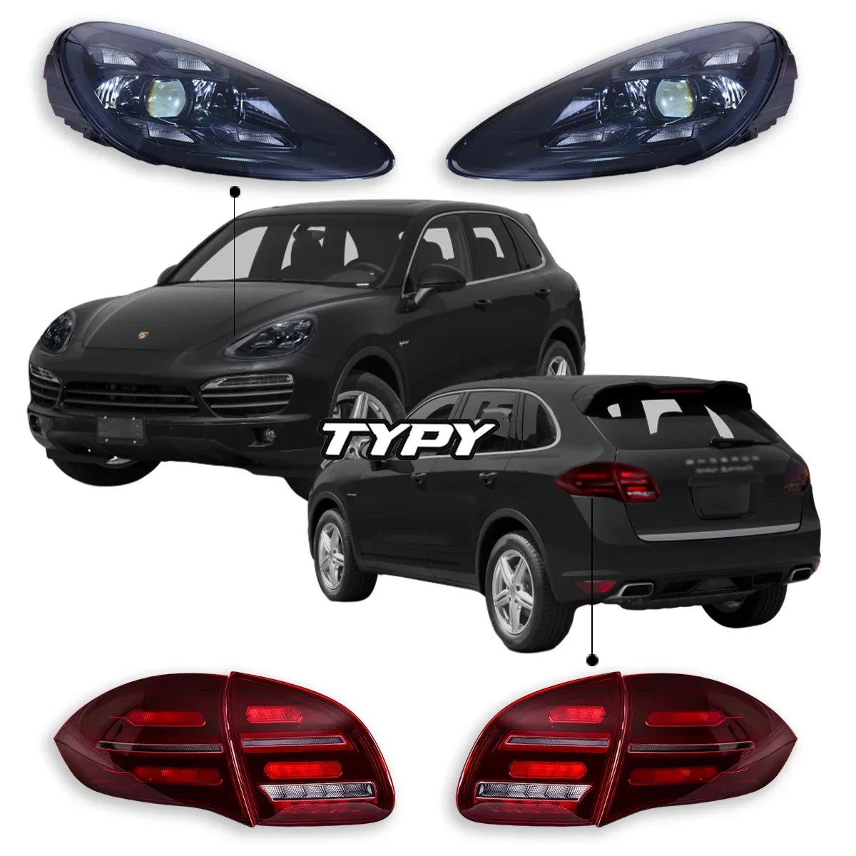 

Автомобильные фары для Porsche Cayenne 2011-2014 958, фары 958,1 светодиодные фары для проектора, автомобильные аксессуары