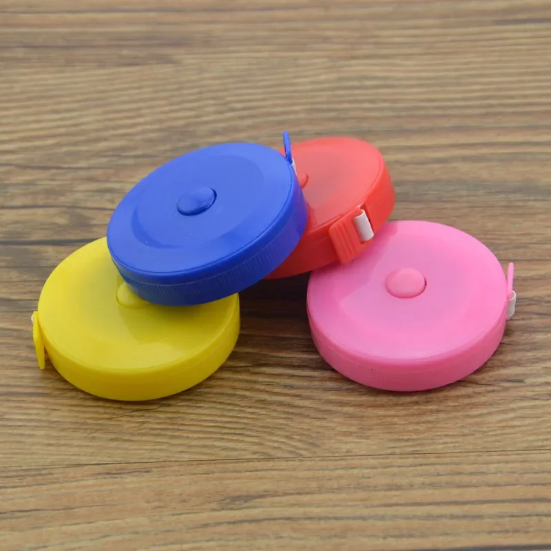 1.5m Retractable Tape Measure Tape Measure Clothing Ruler Portable Mini Soft Ruler Measure Waist Bust Leg Circumference