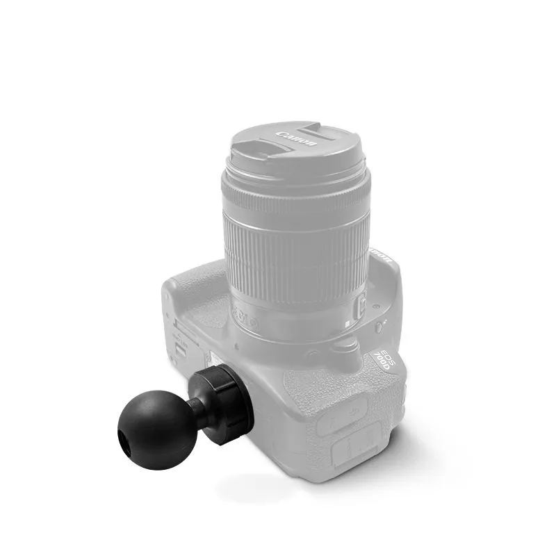 알루미늄 볼 헤드 베이스 마운트 더블 소켓 암, 오토바이 카메라 트럭 보트 요트용, 1.5 인치