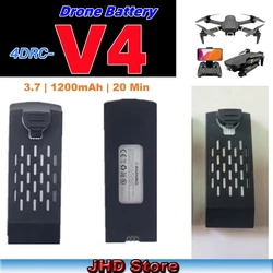 JHD 4DRC V4 RC bateria do drona bateria Lipo 1200mAh dla drona drona 4 d-v4 RC UAV baterii quadcoptera V4